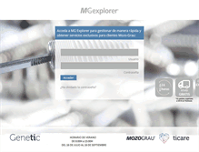 Tablet Screenshot of mgexplorer.mozo-grau.com